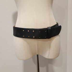 Ann Taylor Black Leather Belt
